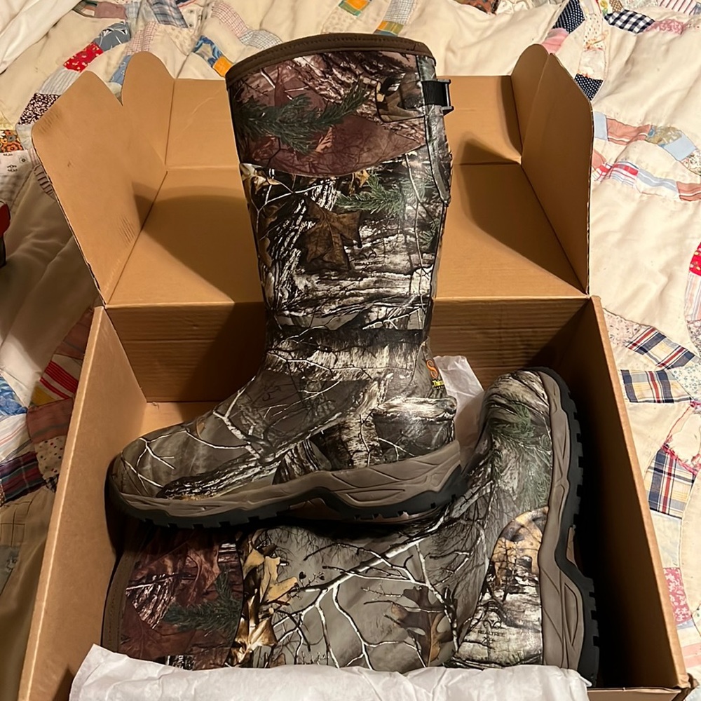 Tidewe boots size 7 with 800g thinsulate hunting boot